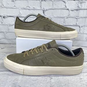 Converse One Star Pro CONS Leather Sneaker Size 9M 10.5W 153707C‎ Jute/Parchment